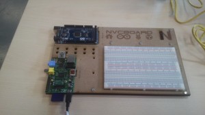 Plate of prototyping for Arduino + Raspberry Pi